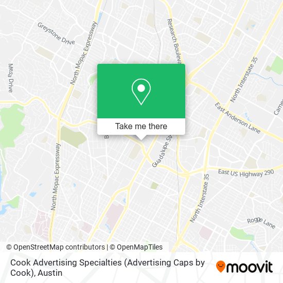 Cook Advertising Specialties (Advertising Caps by Cook) map