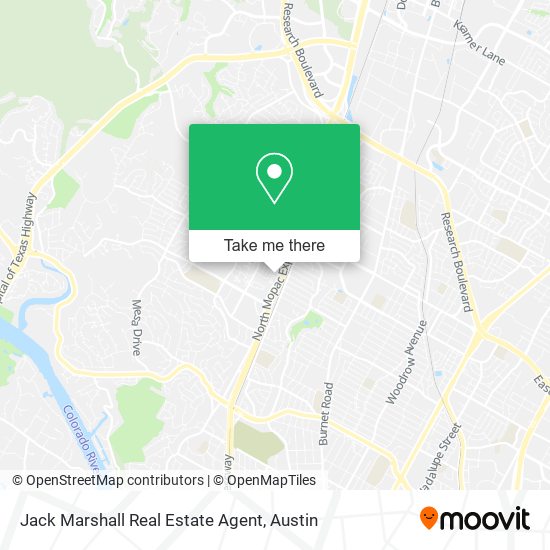 Mapa de Jack Marshall Real Estate Agent