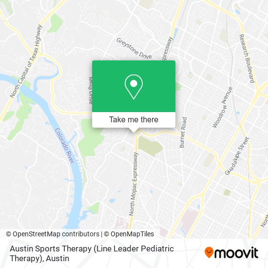 Mapa de Austin Sports Therapy (Line Leader Pediatric Therapy)