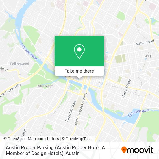 Mapa de Austin Proper Parking (Austin Proper Hotel, A Member of Design Hotels)