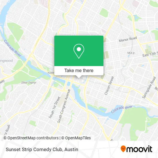 Sunset Strip Comedy Club map