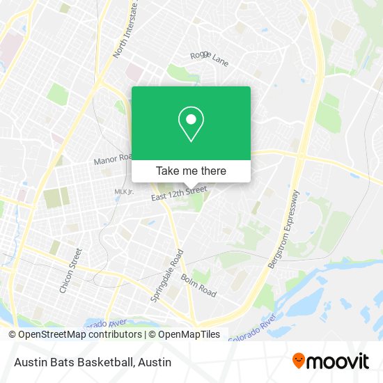 Mapa de Austin Bats Basketball