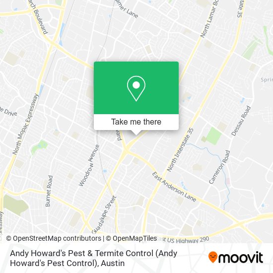 Mapa de Andy Howard's Pest & Termite Control