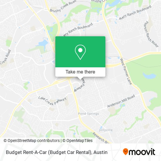 Budget Rent-A-Car (Budget Car Rental) map