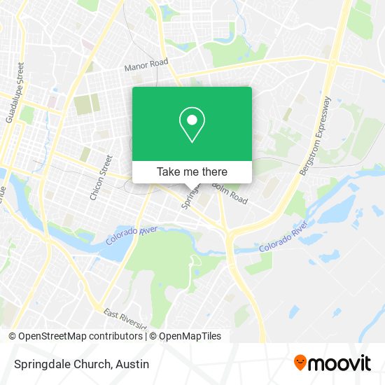 Springdale Church map