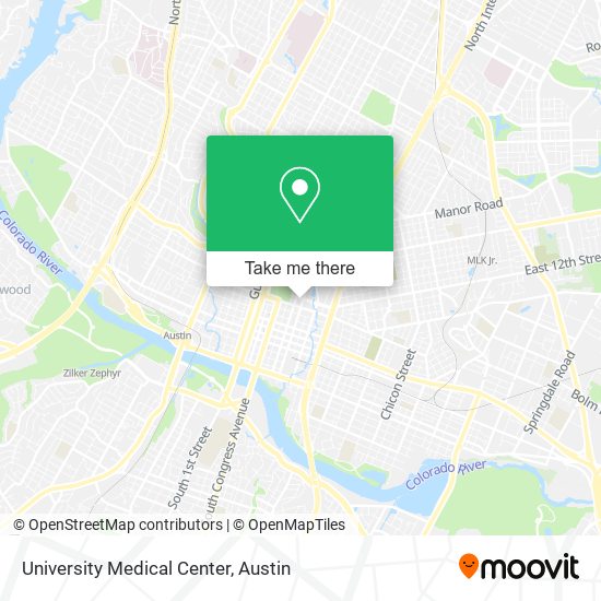 Mapa de University Medical Center