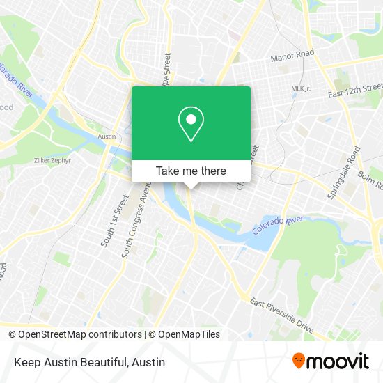 Mapa de Keep Austin Beautiful