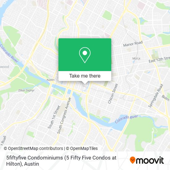 Mapa de 5fiftyfive Condominiums (5 Fifty Five Condos at Hilton)