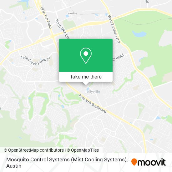 Mosquito Control Systems (Mist Cooling Systems) map