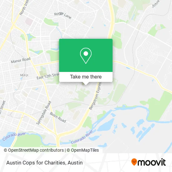 Austin Cops for Charities map
