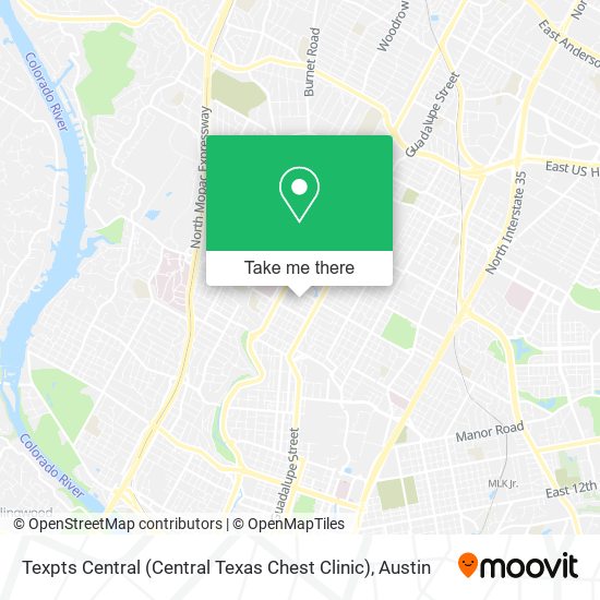 Texpts Central (Central Texas Chest Clinic) map