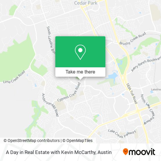 Mapa de A Day in Real Estate with Kevin McCarthy