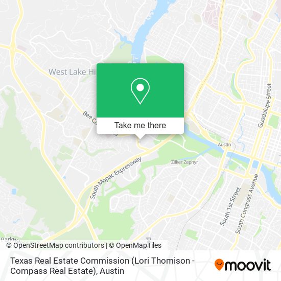 Mapa de Texas Real Estate Commission (Lori Thomison - Compass Real Estate)