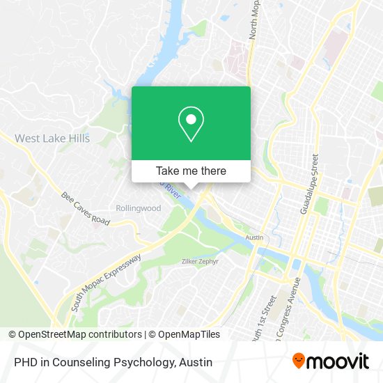 Mapa de PHD in Counseling Psychology