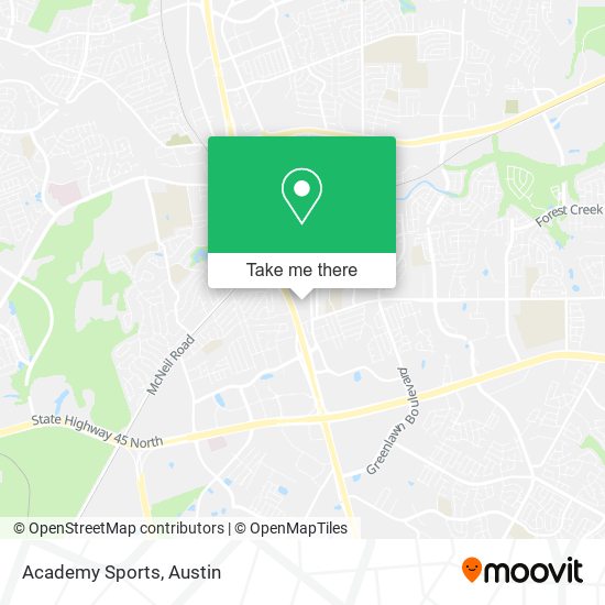 Mapa de Academy Sports