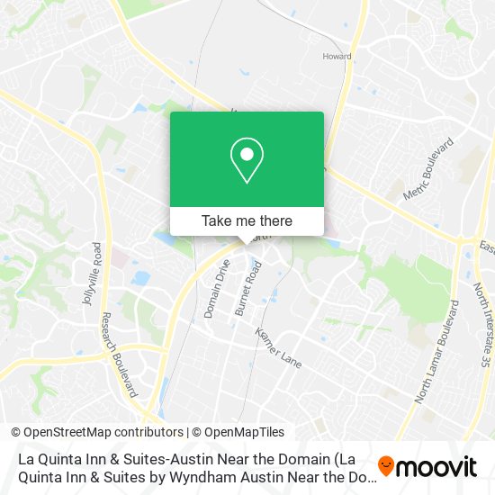 Mapa de La Quinta Inn & Suites-Austin Near the Domain