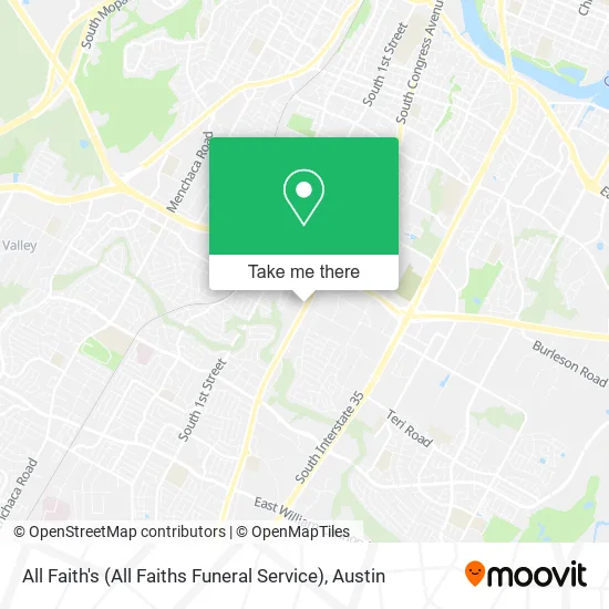 All Faith's (All Faiths Funeral Service) map