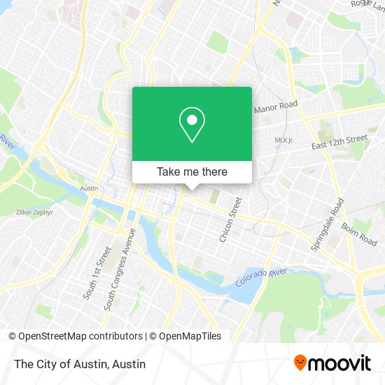 Mapa de The City of Austin