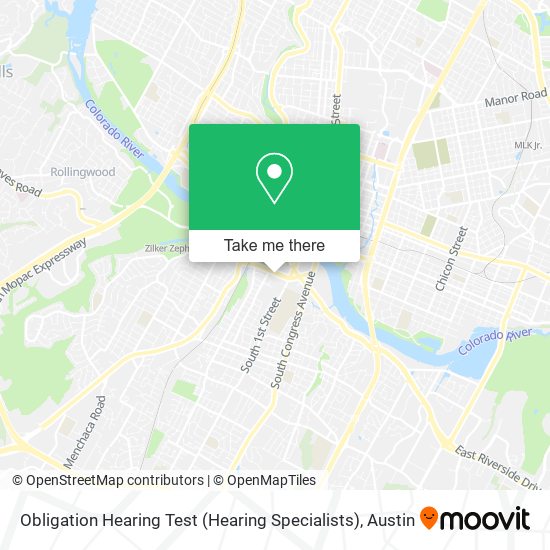 Obligation Hearing Test (Hearing Specialists) map