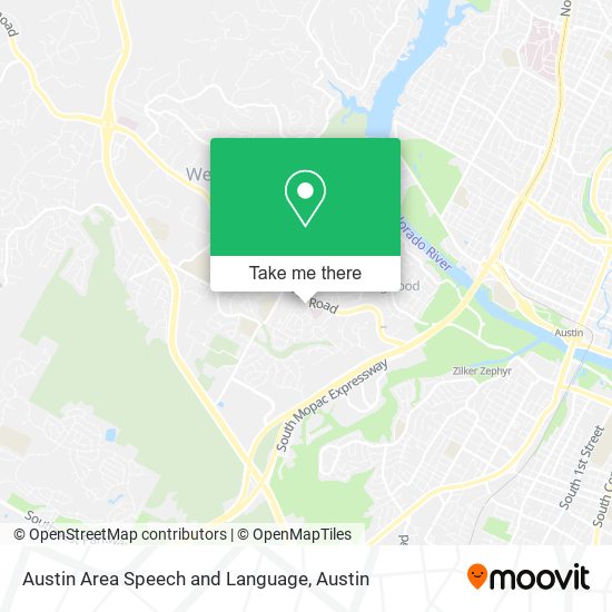 Austin Area Speech and Language map