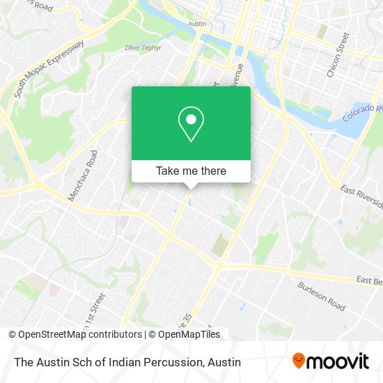 Mapa de The Austin Sch of Indian Percussion