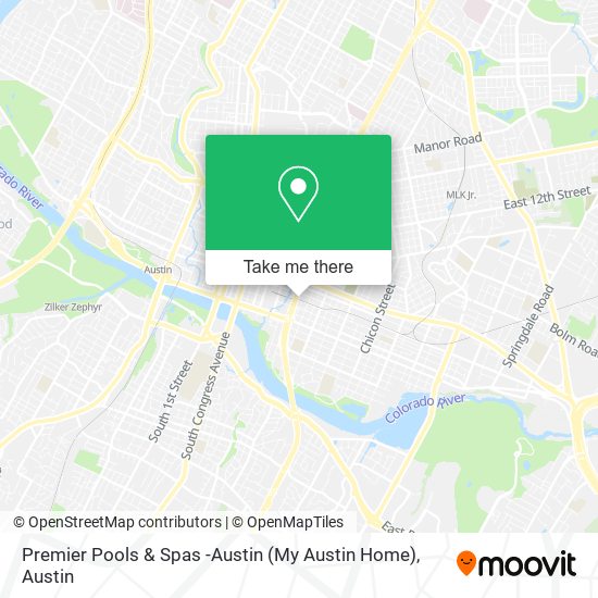 Mapa de Premier Pools & Spas -Austin (My Austin Home)