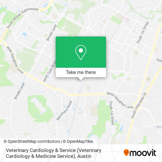 Veterinary Cardiology & Service map