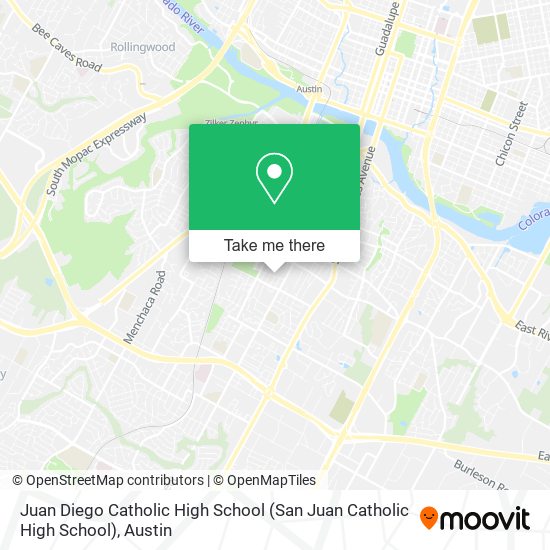 Juan Diego Catholic High School map