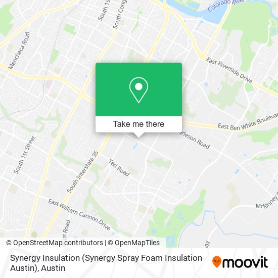 Mapa de Synergy Insulation (Synergy Spray Foam Insulation Austin)