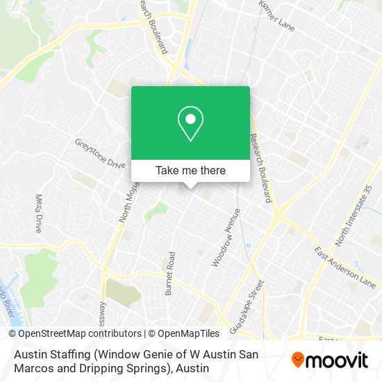 Austin Staffing (Window Genie of W Austin San Marcos and Dripping Springs) map