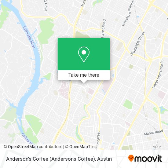 Mapa de Anderson's Coffee (Andersons Coffee)