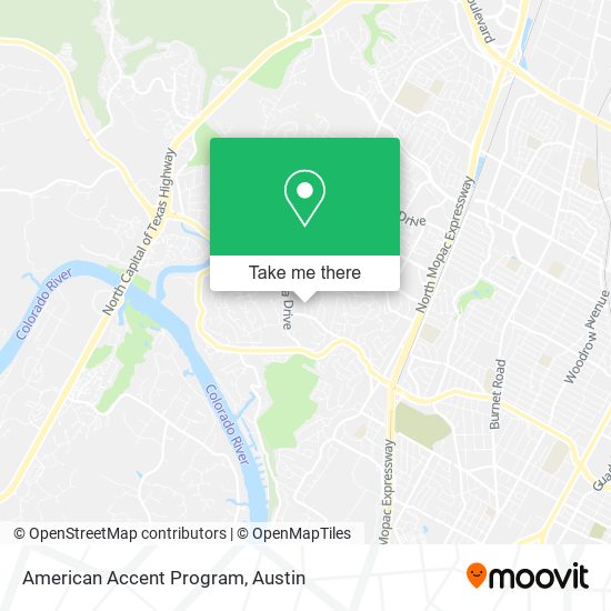 Mapa de American Accent Program