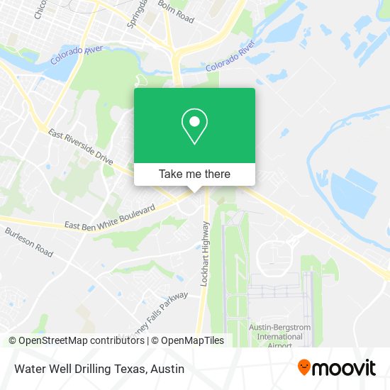 Mapa de Water Well Drilling Texas