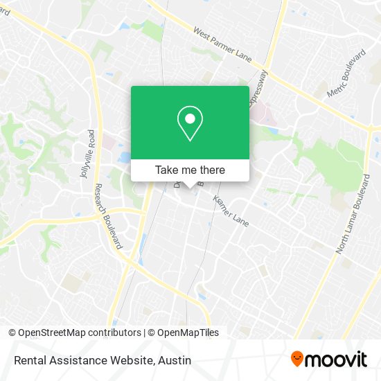 Rental Assistance Website map