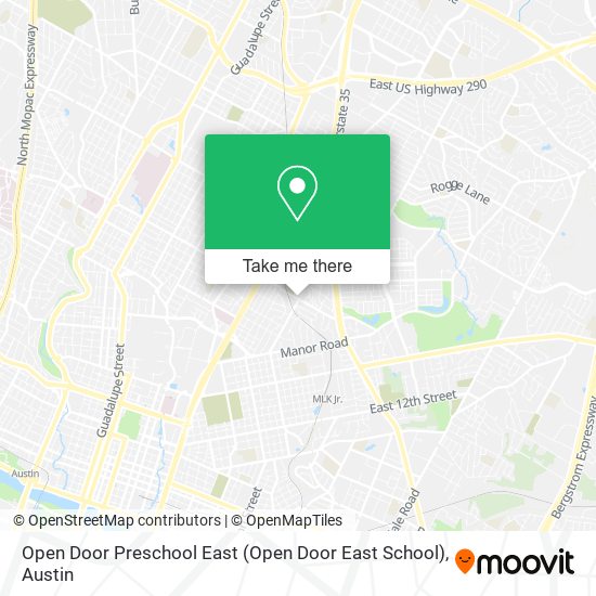 Open Door Preschool East map