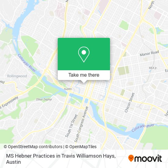 Mapa de MS Hebner Practices in Travis Williamson Hays