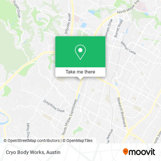 Cryo Body Works map