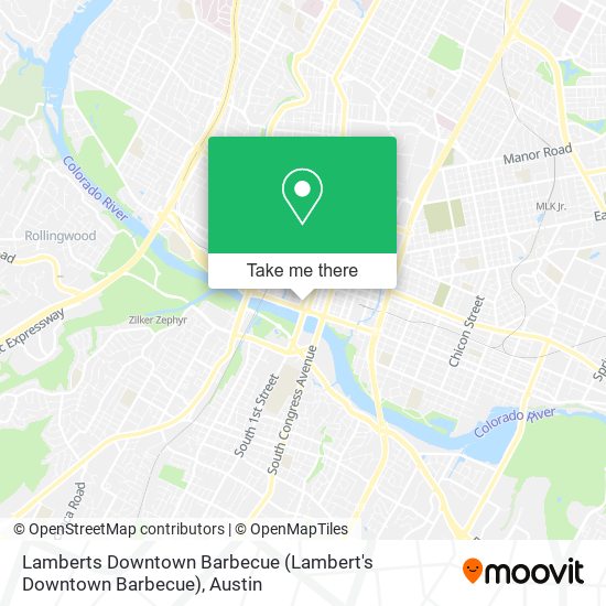 Mapa de Lamberts Downtown Barbecue (Lambert's Downtown Barbecue)