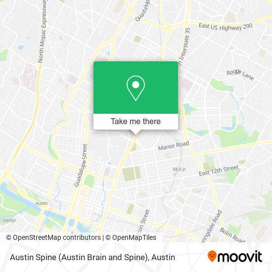 Mapa de Austin Spine (Austin Brain and Spine)