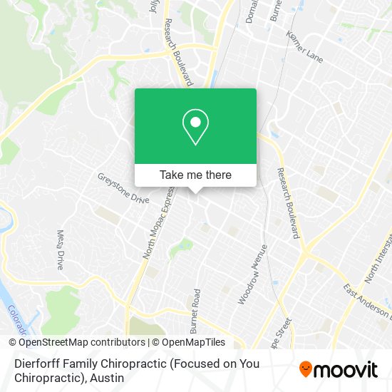 Dierforff Family Chiropractic (Focused on You Chiropractic) map