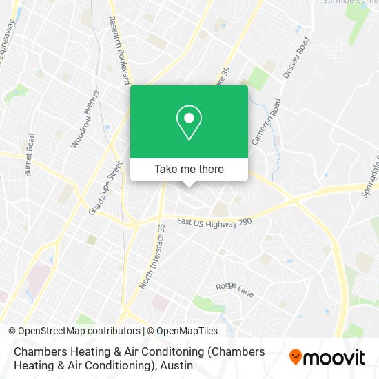 Mapa de Chambers Heating & Air Conditoning