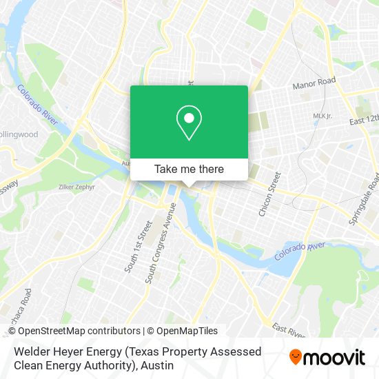 Mapa de Welder Heyer Energy (Texas Property Assessed Clean Energy Authority)