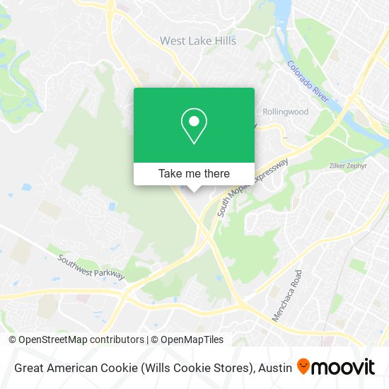 Mapa de Great American Cookie (Wills Cookie Stores)