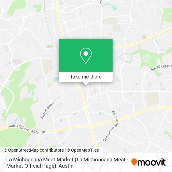 Mapa de La Michoacana Meat Market (La Michoacana Meat Market Official Page)