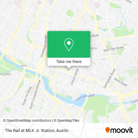 Mapa de The Rail at MLK Jr. Station