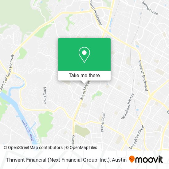 Thrivent Financial (Next Financial Group, Inc.) map