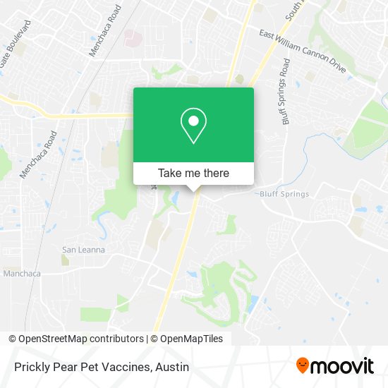 Prickly Pear Pet Vaccines map