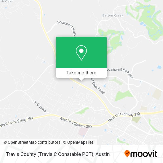 Travis County (Travis C Constable PCT) map
