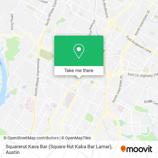 Squarerut Kava Bar (Square Rut Kaba Bar Lamar) map