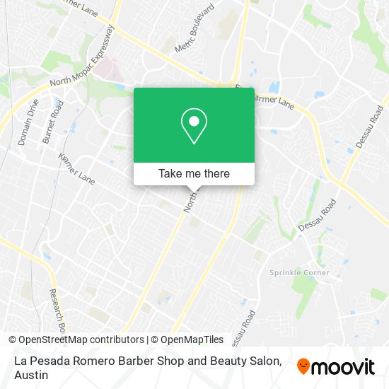 La Pesada Romero Barber Shop and Beauty Salon map